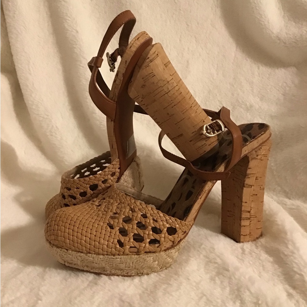 Sam Edelman 8.5 espadrilles heels Rella